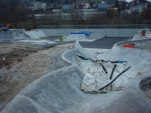 Skatepark Tuttlingen im Bau