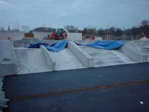Skatepark Tuttlingen im Bau