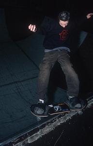 Fahrer: Lukas Meyer, Trick: Front-Side Smith-Grind