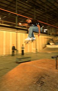 Fahrer: Christian Neuenschwander, Trick: Ollie over Box